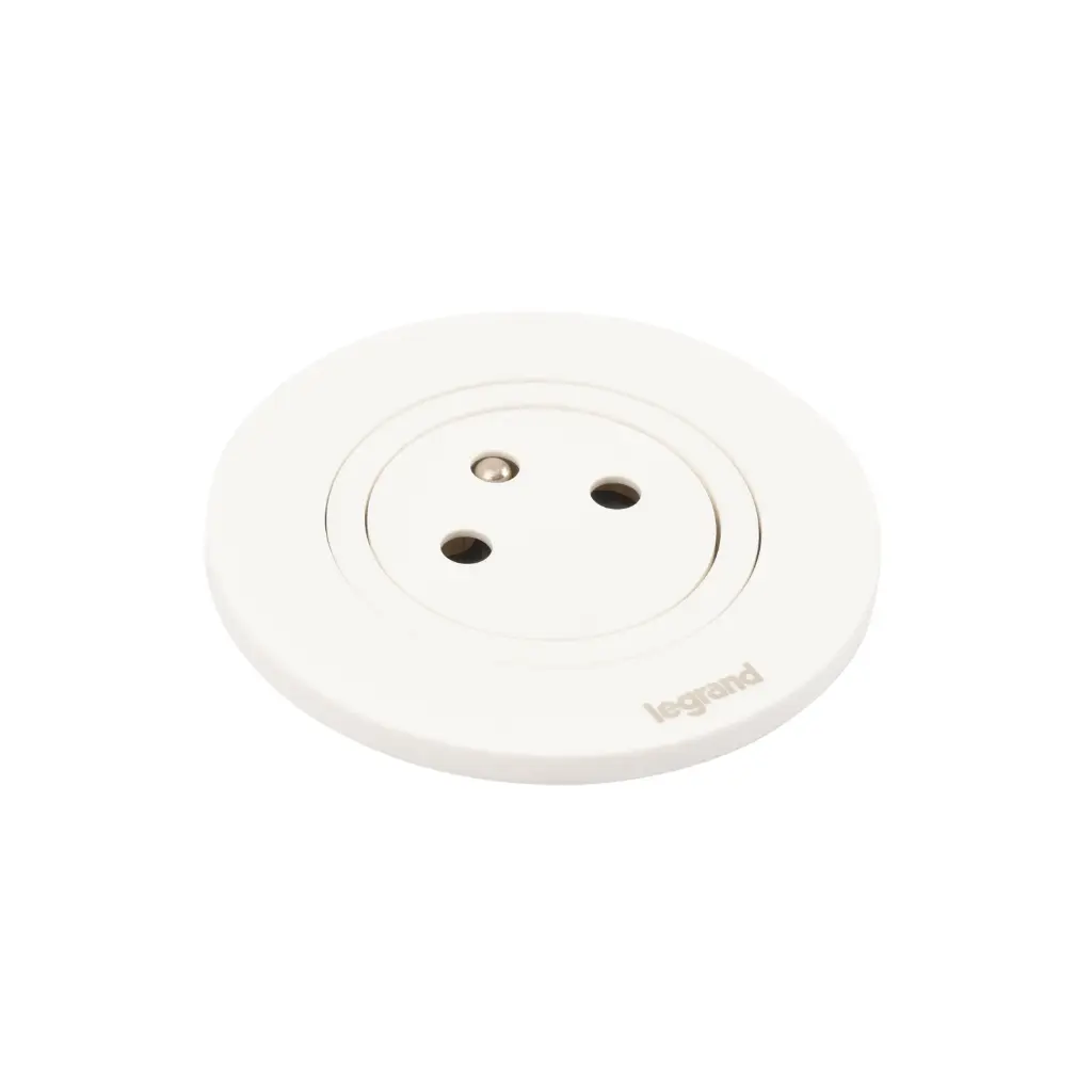 [EMH-P0108] DISQ60 1 PRISE 2P+T CORDON 2m - BLANC
