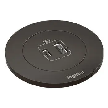 DISQ60 1USB AC CORDON 2m - NOIR