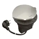 DISQ80 NOIR+CV 1 PRISE 2P+T + 1USB AC + 1RJ45 CORD 2m