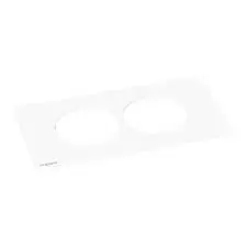 [EMH-P0140] DISQ IN PLAQUE 2 POSTES - BLANC