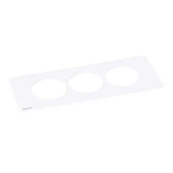[EMH-P0145] DISQ IN PLAQUE 3 POSTES - BLANC