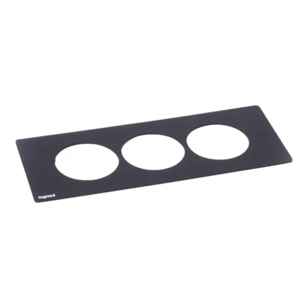 [EMH-P0146] DISQ IN PLAQUE 3 POSTES - NOIR