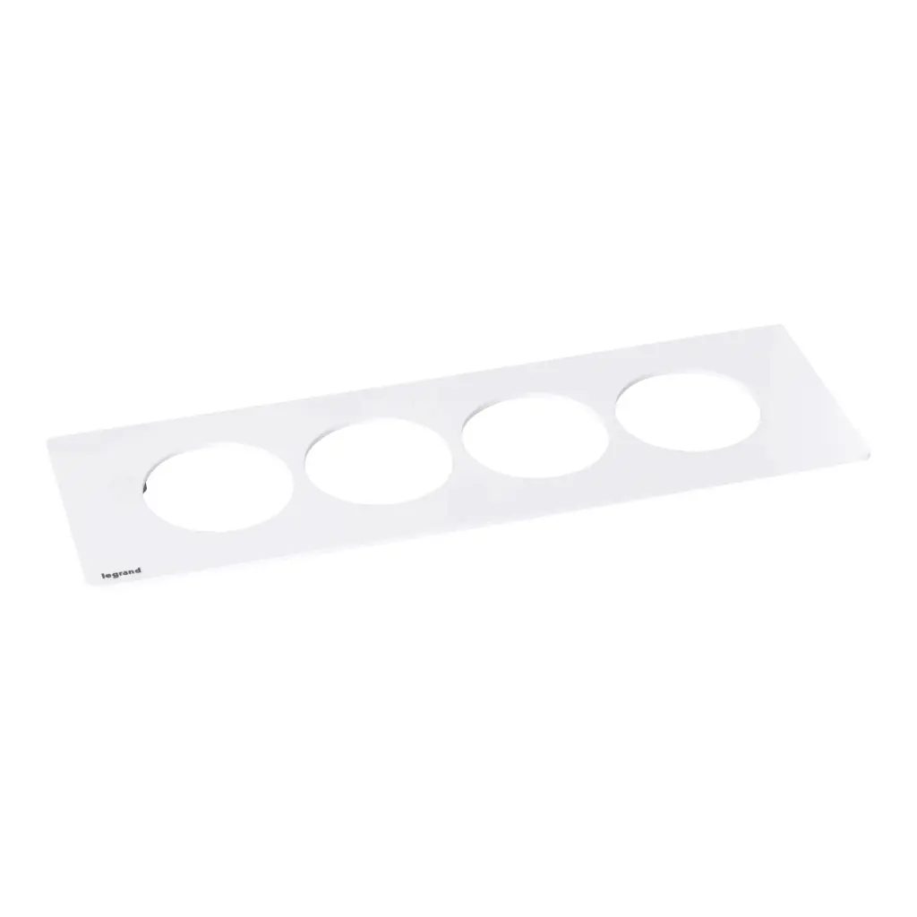 [EMH-P0150] DISQ IN PLAQUE 4 POSTES - BLANC