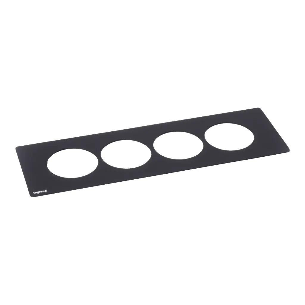 [EMH-P0151] DISQ IN PLAQUE 4 POSTES - NOIR
