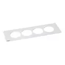 DISQ IN PLAQUE 4 POSTES - METAL