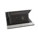 POPUP 4M 1 PRISE 2P+T + 1USB AC - INOX