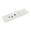 MULTILINK 8 MOD 2 PRISES 2P+T + 1RJ45 + 1HDMI + 1USB AC - BLANC