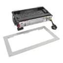 FLIP UP 8M METAL 3 PRISES 2P+T + 1USB AC