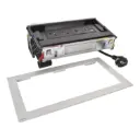 FLIP UP 8M METAL 2 PRISES + 1RJ45 + 1HDMI + 1USB AC