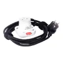 ELECTRON 1 PRISE 2P+T - BLANC 