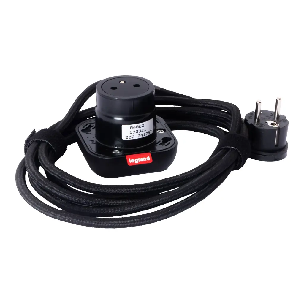 [EMH-P0206] ELECTRON 1 PRISE 2P+T - NOIR