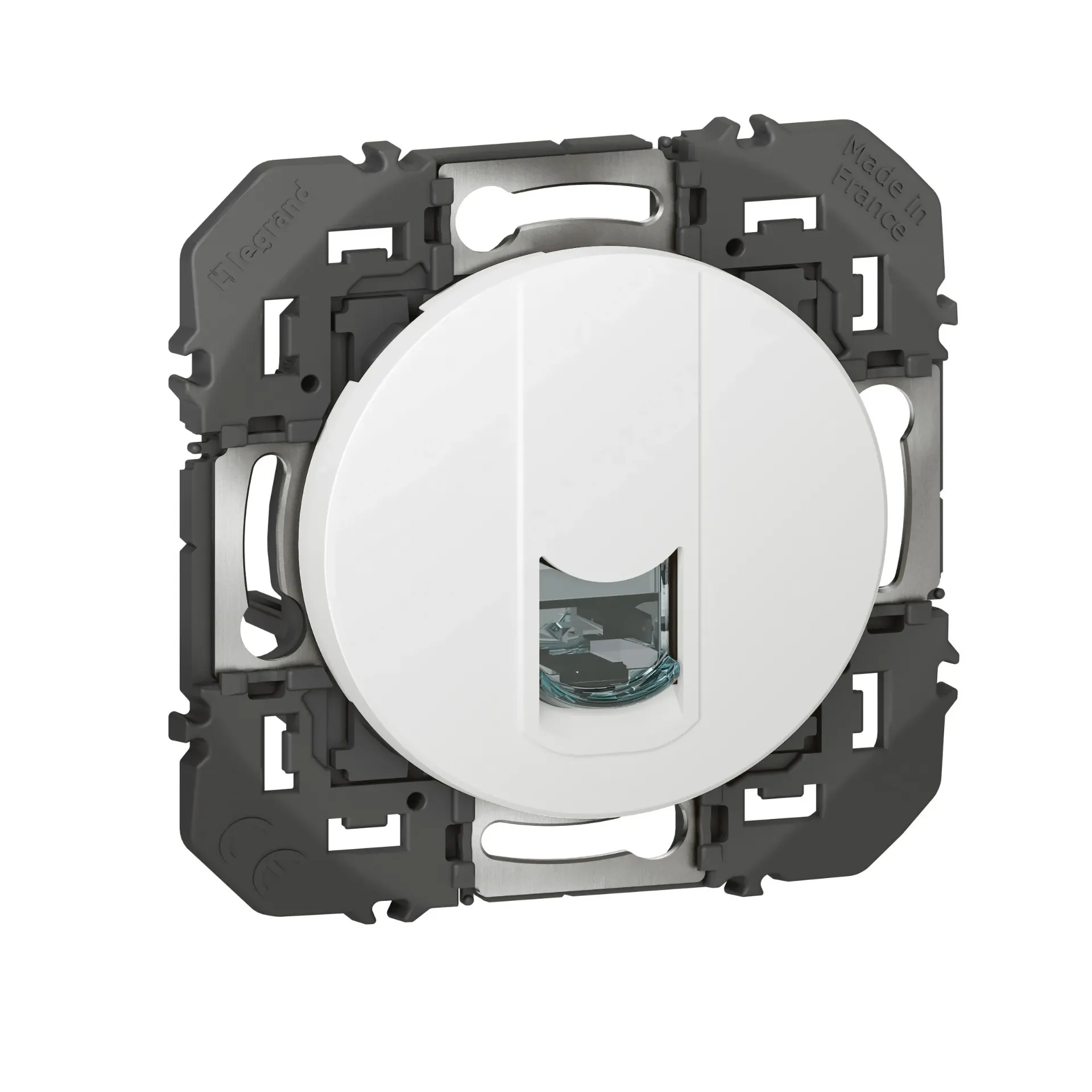 [EMH-P3078]  PRISE BLINDÉE RJ45 CATÉGORIE 6 FTP DOOXIE - BLANC