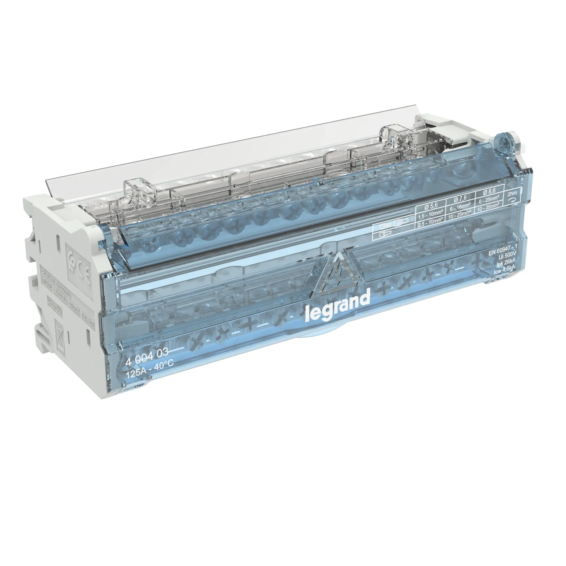 REPARTITEUR MODULAIRE 4P 125A 8M  legrand