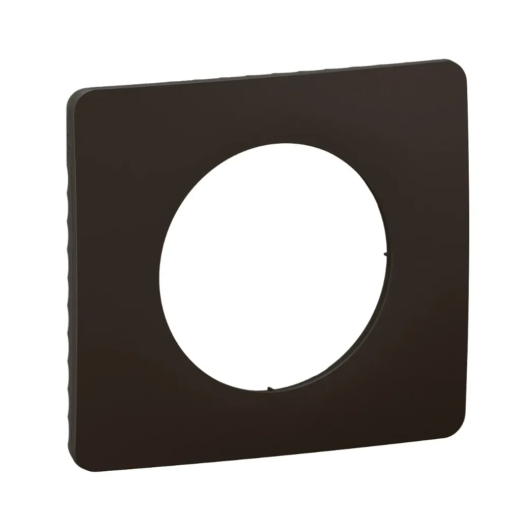 PLAQUE 1 POSTE NOIR MAT