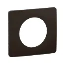 PLAQUE 1 POSTE NOIR MAT